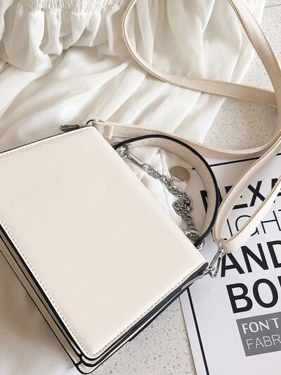 Chain PU Leather Detachable Shoulder Strap Handbag - Bela Fils BoutiqueBags & WalletsBela Fils Boutique